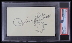 1960s Arthur Lake Dagwood Signed Cut (PSA Slabbed) 