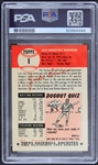 1953 Reprint Jackie Robinson Brooklyn Dodgers 1991 Topps Archives #1 (PSA MINT 9 Slabbed) 