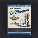 1940s Joe DiMaggio's Restaurant on Fisherman's Wharf Matchbook 
