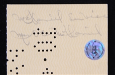 1960 Lloyd Waner Pittsburgh Pirates Signed Check (JSA)