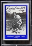 1990s Lavonne "Pepper" Paire All American Girls Professional Baseball League Signed Trading Card (JSA)