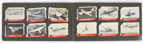 1956 Topps Jets First Series Trading Cards - Complete Set of 120 w/ Jets Photo Album