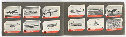 1956 Topps Jets First Series Trading Cards - Complete Set of 120 w/ Jets Photo Album