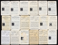 1952-53 Mother's Cookies Pacific Coast League PCL Baseball Trading Cards - Lot of 28