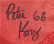 2011 Peter Konz Wisconsin Badgers Signed Practice Jersey (MEARS LOA/JSA)