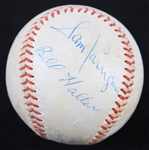 1960s Sam Carrigan Bill Haller Umpires Signed OAL Cronin Game Used Baseball (MEARS LOA/JSA)