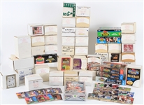 1990s Baseball Football Basketball Hockey Trading Card Collection - Lot of Thousands