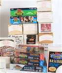 1990's Baseball Football Basketball Hockey Trading Card Collection - Lot of Thousands