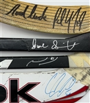 1990's-2000's Game Used Signed Hockey Stick Collection - Lot of 10 (JSA)