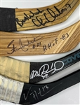 1990's-2000's Game Used Signed Hockey Stick Collection - Lot of 10 (JSA)