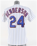 2000 Rickey Henderson New York Mets Home Jersey (MEARS LOA)