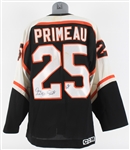 2000 Keith Primeau Philadelphia Flyers Center Ice Jersey Signed by Bernie Parent, Dave Schultz & One More (JSA)
