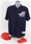 2021 Shohei Ohtani Los Angeles Angels Game Worn Mothers Day Cap & Socks + 1997-2001 Anaheim Angels Batting Practice Jersey (MEARS LOA)
