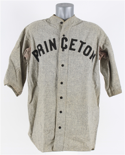 1930s Princeton University Game Worn Baseball Jersey (MEARS LOA)