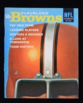 1964 Cleveland Browns NFL Authorized Preview Booklet