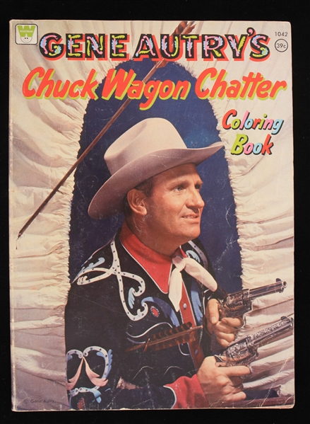 1975 Gene Autrys Chuck Wagon Chatter Coloring Book