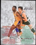1980-1993 Kevin McHale Boston Celtics Autographed 11x14 Colored Photo "Beckett"
