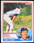 1982-1992 Wade Boggs Boston Red Sox Autographed 11x14 Colored Photo (JSA)