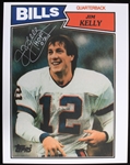 1986-1996 Jim Kelly Buffalo Bills Autographed 11x14 Colored Photo (JSA)