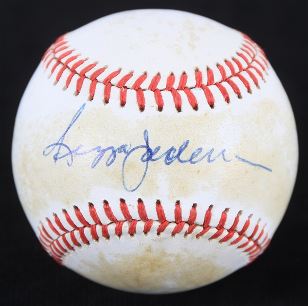 1993 Reggie Jackson New York Yankees Signed OAL Brown Baseball (JSA)