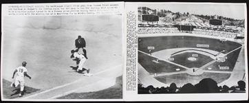1963 Joe Pepitone New York Yankees & Jim Gilliam Dodgers 11x14 World Series Press Photos (Lot of 2)