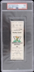1993 Milwaukee Bucks Chicago Bulls Bradley Center Ticket Stub (PSA Slabbed Good 2)