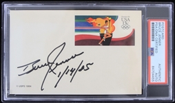 1985 Bruce Jenner Olympic Gold Medalist Decathlete Signed Postcard (PSA Slabbed Authentic)