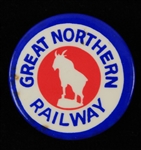 1970s Great Northern Railway 1.5" Pinback Button