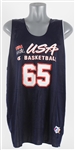 1990s USA Basketball #65 Reversible Practice Jersey (MEARS LOA)