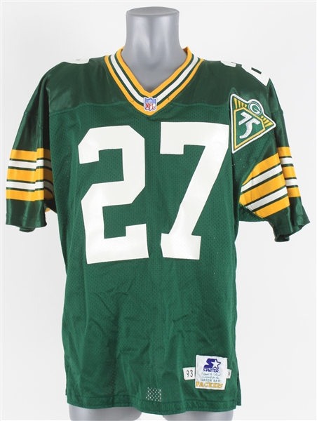 1993 Terrell Buckley Green Bay Packers Home Jersey (MEARS LOA)