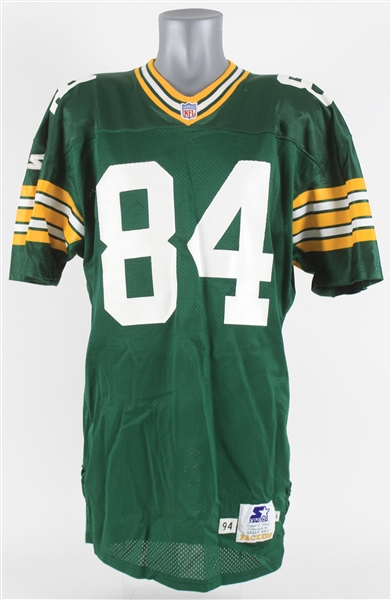 1994 Sterling Sharpe Green Bay Packers Home Jersey (MEARS LOA)