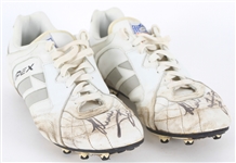 1991-93 Darren Lewis Chicago Bears Signed Apex Game Worn Cleats (MEARS LOA/JSA)