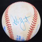 1974-1984 Robin Yount Milwaukee Brewers Signed OAL MacPhail Baseball (JSA)