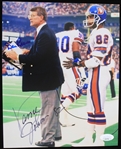1980s Dan Reeves Vance Johnson Denver Broncos Signed 8" x 10" Photo (*JSA*)