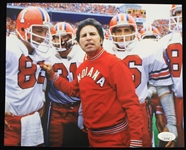 1980s Lee Corso Indiana Hoosiers Signed 8" x 10" Photo (JSA)