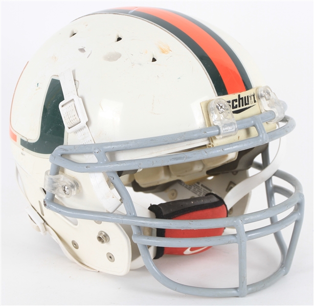 2011 Miami Hurricanes Game Worn Helmet (MEARS LOA)