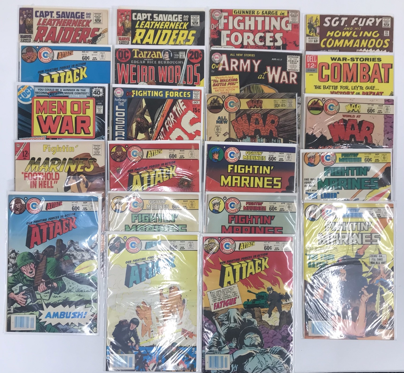 Lot Detail - 1950's-80's War Themed Comic Book Collection - Lot of 22