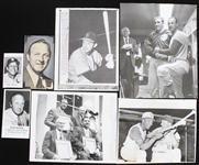 1950-1990s Stan Musial St. Louis Cardinals 2x3 3x6 6x9 8x10 B&W Photos (Lot of 7)