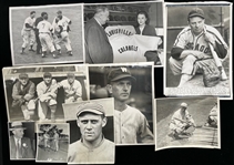 1920s-1980s 2x4 3x5 4x6 and 8x10 Photos featuring Casey Stengel Billy Herman Jr Rogers Hornsby and More (Lot of 18)