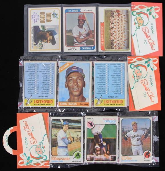 1960s-70s Topps Baseball Trading Cards Unopened "From Santa Claus To" Holiday Rack Packs - Lot of 3