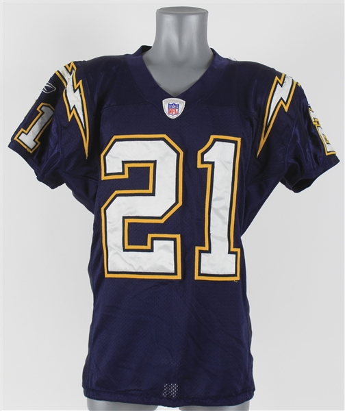 2005 LaDainian Tomlinson San Diego Chargers Game Worn Home Jersey (MEARS A5)