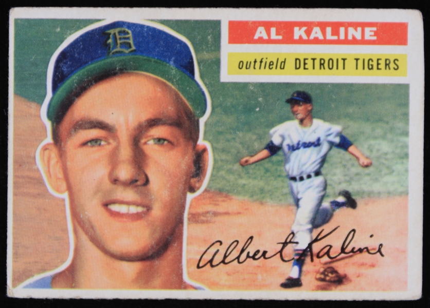 1956 Al Kaline Detroit Tigers Topps Baseball Card #20
