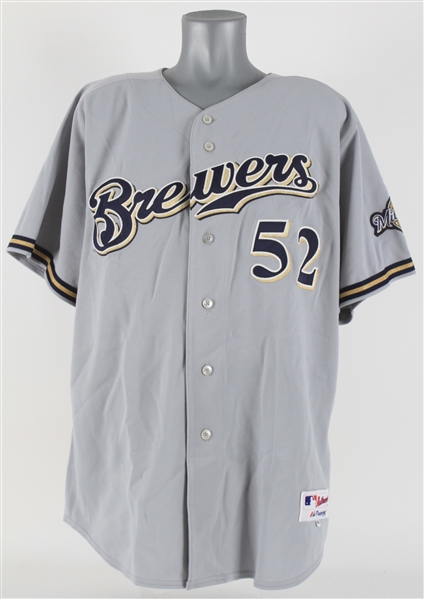 Lot Detail - 2005 Ricky Bottalico Milwaukee Brewers Game Worn Road ...