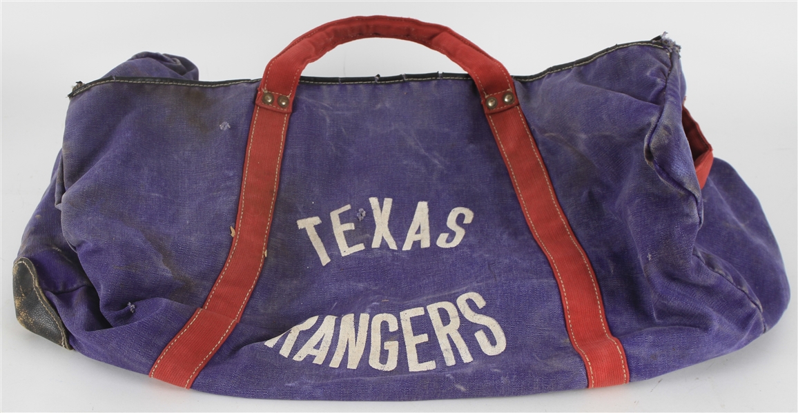 1980 Danny Walton Texas Rangers Equipment Bag (MEARS LOA/Danny Walton Collection)