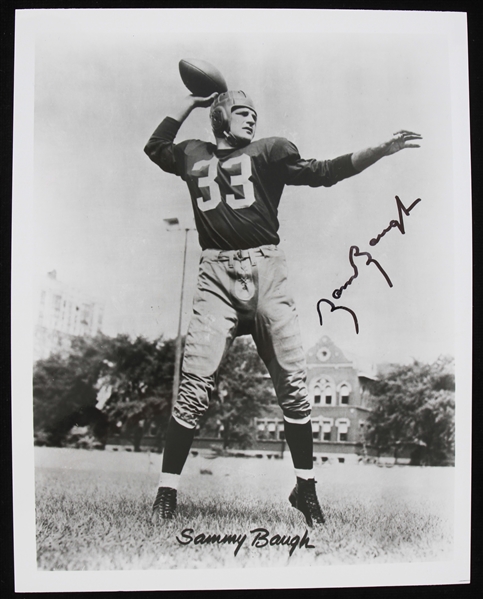 1990s Sammy Baugh Washington Redskins Signed 8" x 10" Photo (JSA)