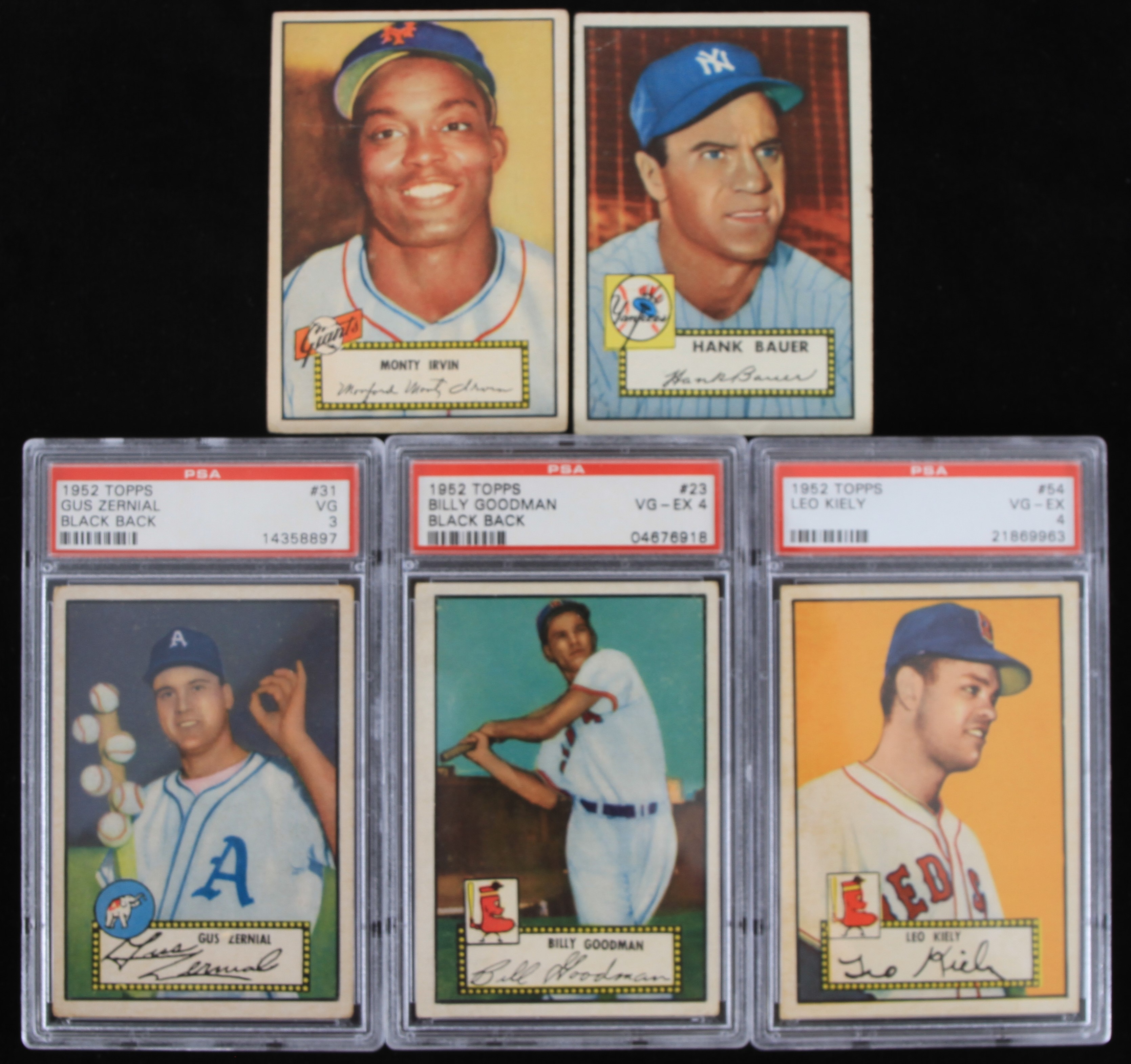 Lot Detail Billy Goodman Boston Red Sox Topps Trading Card Black Back Psa Vg Ex