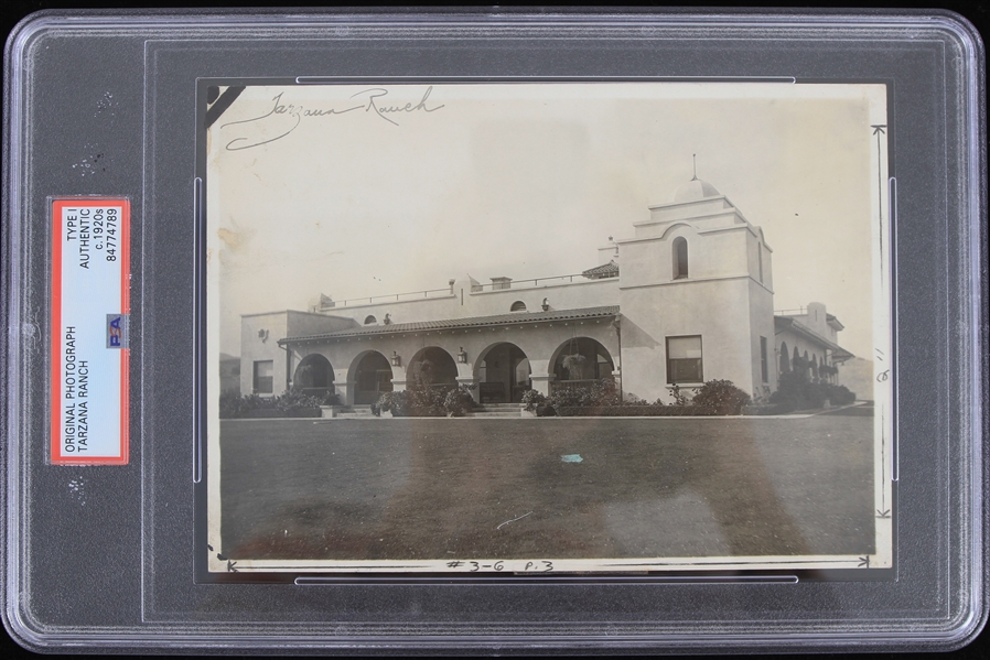 1920s Original Photograph of Edgar Rice Burroughs Tarzana Ranch (Type I Photo)