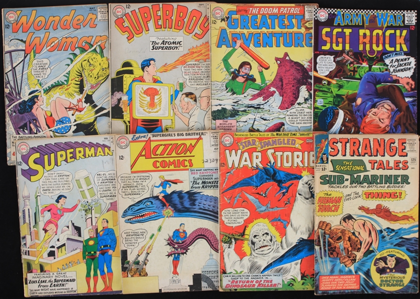 Lot Detail - 1960's Comic Books Featuring Superman #159 The Atom #9 ...