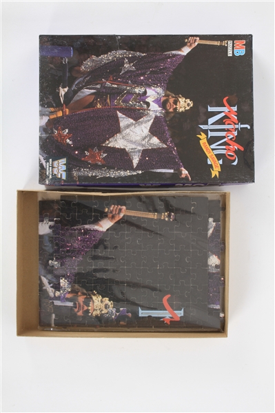 1990 Macho King Randy Savage WWF Jigsaw Puzzle w/ Original Box