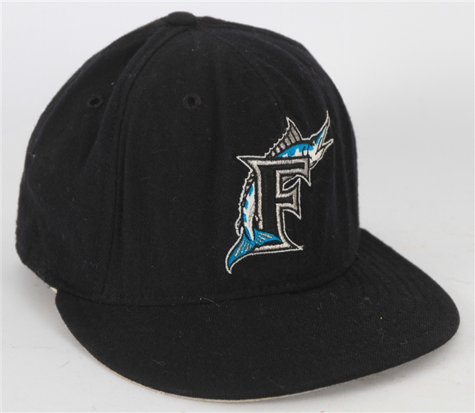 1993-96 Florida Marlins #27 Game Worn Cap (MEARS LOA)